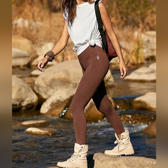 free people movement Pants - NWOT, FP movement, good karma leggings🤎